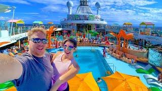 First Day at Sea of Our Mediterranean Cruise Onboard Odyssey of the Seas!