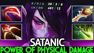 SATANIC [Templar Assassin] Full Physical Build No Mercy 30 Kills Dota 2