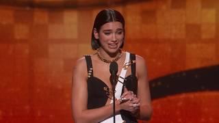 Dua Lipa Wins Best New Artist | 2019 GRAMMYs Acceptance Speech