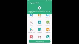 uygulama kilitleme xiaomi ..............................yeni video açıklama kisminda
