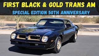 The FIRST Black and Gold Pontiac Trans Am Special Edition