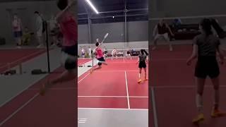 It's a smashminton || It's not badminton ||#shots #badminton #sportsshorts #smashbros #smashshorts