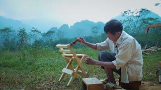 Single Old Man made himself a folding chair to sit on while selling farm produce | County Boy