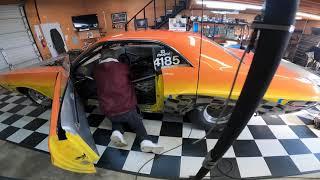 Visiting Lyles garage and Lyle starts up the 8 second Challenger with the INDY Motor.