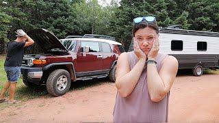 NIGHTMARE Travel Day in PEI  Broke Down RV in Rural Canada