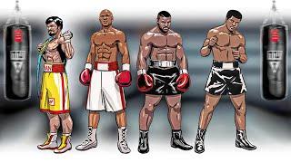 Boxing Superstars Smashing the Heavy Bag: Tyson, Ali, Mayweather, Gervonta Davis, Canelo in Action!