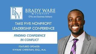 Kwame Christian: Finding Confidence in Conflict