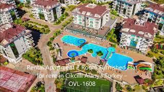 Rental Apartment 2 Room Furnished Flat for rent in Cikcilli Alanya Turkey alanyarealestate.co.uk