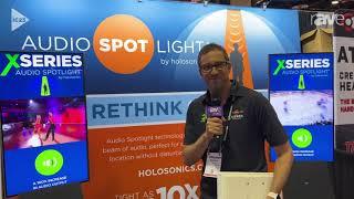 Audio Spotlight by Holosonics at Infocomm 2023 - Highly Focused Sound Field Technology (rAVeTV)