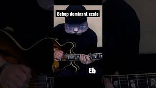 Bebop dominant scale Jazz guitar licks + Free tab 