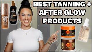 BEST TANNING + GLOW PRODUCTS  | tanning essentials for a perfect tan + flawless blurred skin