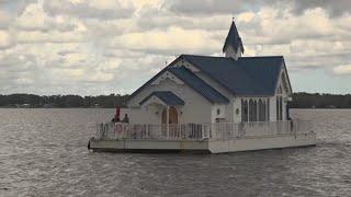 Did you see the church floating up and down Florida this week?