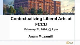 Contextualizing Liberal Arts at FCCU