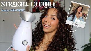 BRINGING BACK MY CURLS WITH A STEAMER + LET'S CATCH UP