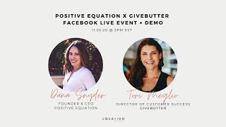 Positive Equation x Givebutter Demo