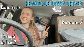 day in the life of a Hermes delivery driver - how much I work and earn