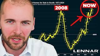 It's 2008 all over again. Home builders reporting biggest spike in unsold homes in a decade.