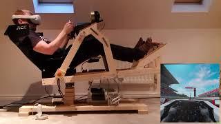 DIY F1 style 2 DOF motion simulator