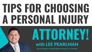 Tips for Choosing a Personal Injury Attorney | Denmon Pearlman Law