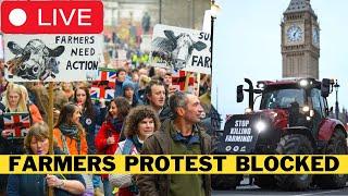  LIVE: Anti-Starmer Farmers Protest BLOCKED By Establishment