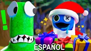 RAINBOW FRIENDS Pero BLUE es SANTA CLAUS!? Animación de Roblox