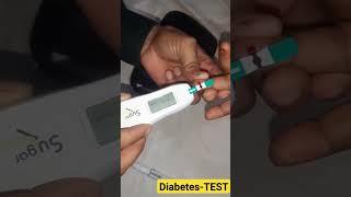 Diabetes Test - Glucometer l Blood sugar l Hyper blood sugar #diabetes #bloodsugar #viral #ytshorts