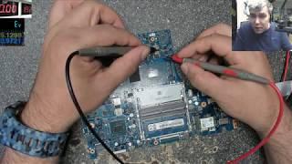 How to diagnose a laptop motherboard - motherboards repair lesson