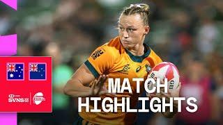 Hugely competitive final | Australia v New Zealand | HSBC SVNS Dubai 2024 | Women's Match Highlights