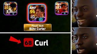 OMG - KONAMI Gave Him Blitz Curler Skill But 68 CURL  | efootball 2024