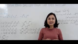 Toán 6 (nâng cao) : Tính tổng dãy lũy thừa viết theo quy luật