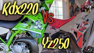 Kawasaki KDX220 vs Yamaha Yz250