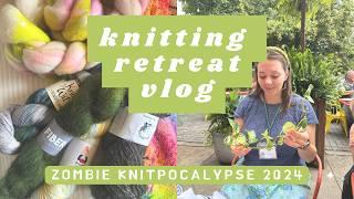 Knitting Retreat Vlog