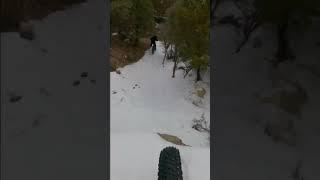 Snowy ledges with Levi