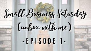 Support Small Businesses #1 / Shop Small / Unboxing Small Business Happy Mail / Opening Up My Orders