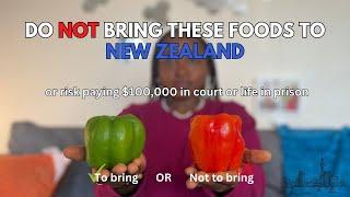 Travelling with Food Items to New Zealand | What foods can you bring | New Zealand Biosecurity