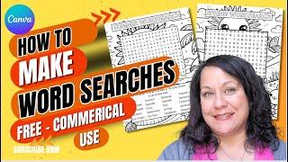 How to Create Word Searches from Scratch - Commercial free and Generators