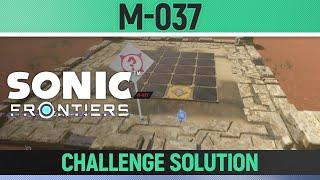 Sonic Frontiers - M-037 - Challenge Puzzle Solution 