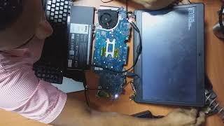 Reparación de laptop dell latitude E5450 corto electrico