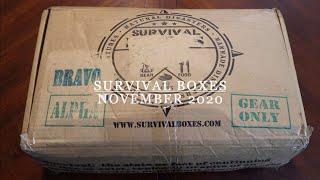 Survival Boxes | Subscription Box Unboxing | November 2020