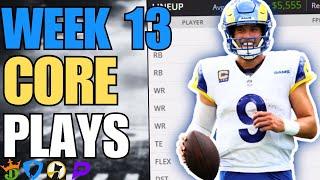 Best DraftKings & FanDuel NFL Picks | Week 13