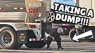 Bynum Truck Driver Takes a Dump on Parking Lot