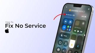 How To FIX No Service On iPhone(iOS 18)?