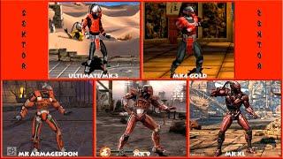 SEKTOR Graphic Evolution 1995-2019 Mortal Kombat | PSX DC XBOX PC PS4 | MK11