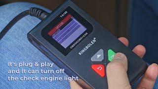 KINGBOLEN OBD2 scanner- check engine light on and off