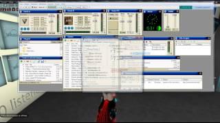 Tutorial on how to use SAM broadcaster with second life to DJ