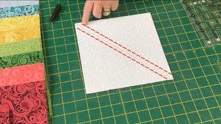 Effortless Herringbone Quilt: Easy DIY Tutorial