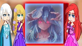 Disney Princesses react to Rimuru Tempest || gacha reaction