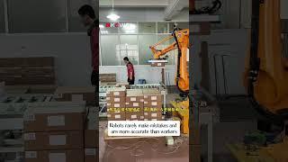 Robots rarely make mistakes and are more accurate than workers #automobile #robot#robotic #machine