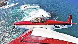 Epic view flying the Pacific coast of northern California