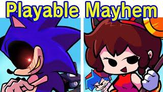 Friday Night Funkin' Playable Mayhem | Undertale/Imposter/Sonic.exe/Etc (FNF Mod) (Chara GF/BF)